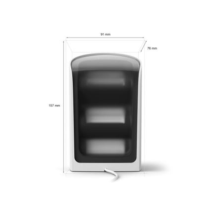 Philips - комплект из 2 проекционных светильников Hue PLAY LED RGBW, диммируемые, 20 Вт/230 В, 2000–6500K, белый