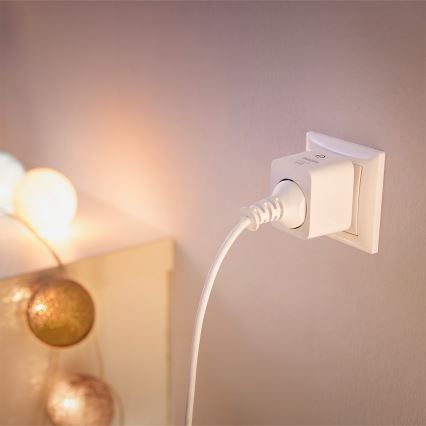 Philips - Набор из 2 умных розеток SCHUKO 2300 Вт + Wi‑Fi измеритель мощности