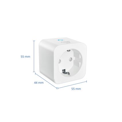Philips - Набор из 2 умных розеток SCHUKO 2300 Вт + Wi‑Fi измеритель мощности