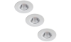 Philips - НАБОР 3x Светодиодный светильник для ванной комнаты с регулированием яркости LED/5,5W/230V 2700K IP65