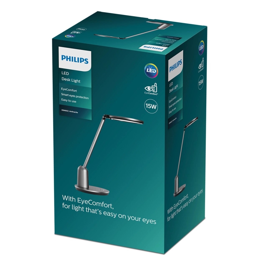 Philips - Сенсорна настільна LED лампа з регулюванням яскравості EINSTEIN SCENE SWITCH LED/15W/230V 2800/4000/5100K CRI94