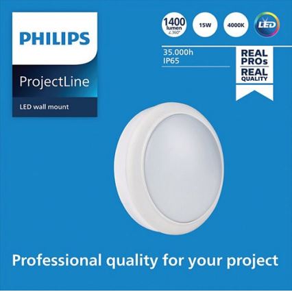 Philips - Настінний LED світильник PROJECTLINE LED/15W/230V IP65