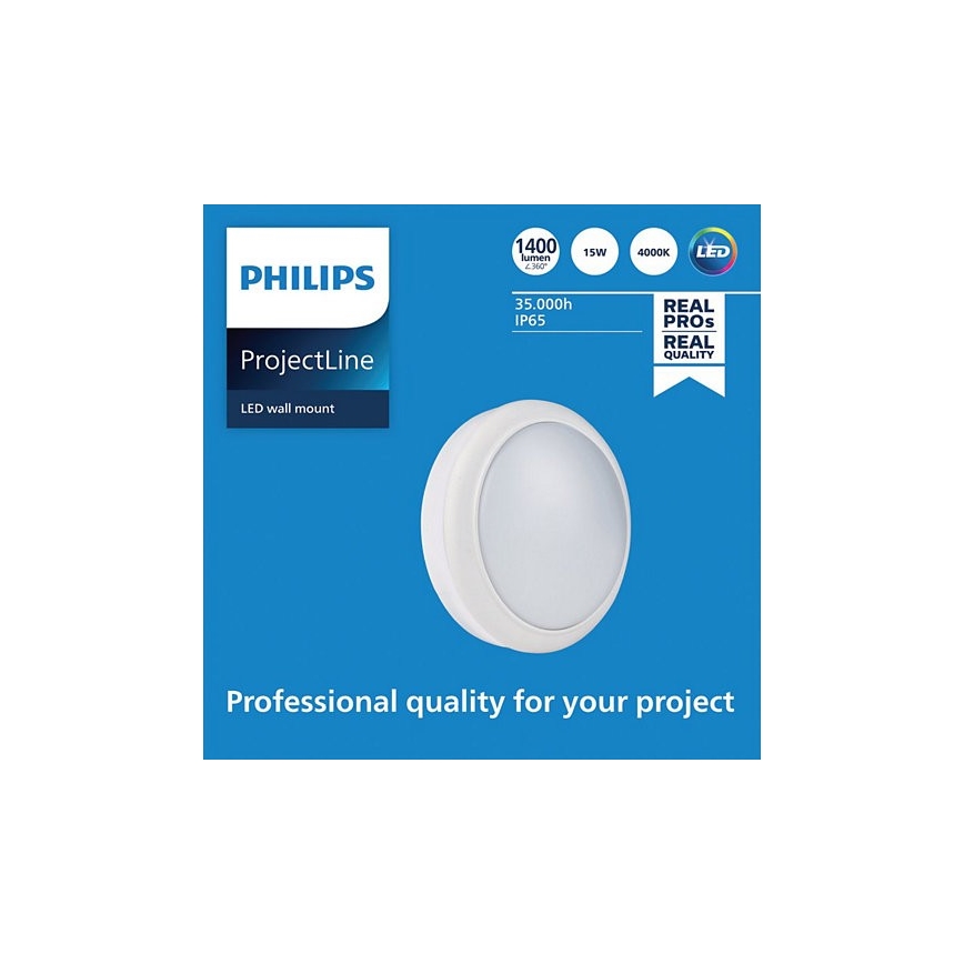 Philips - Настінний LED світильник PROJECTLINE LED/15W/230V IP65