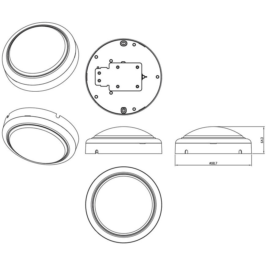 Philips - Настінний LED світильник PROJECTLINE LED/15W/230V IP65