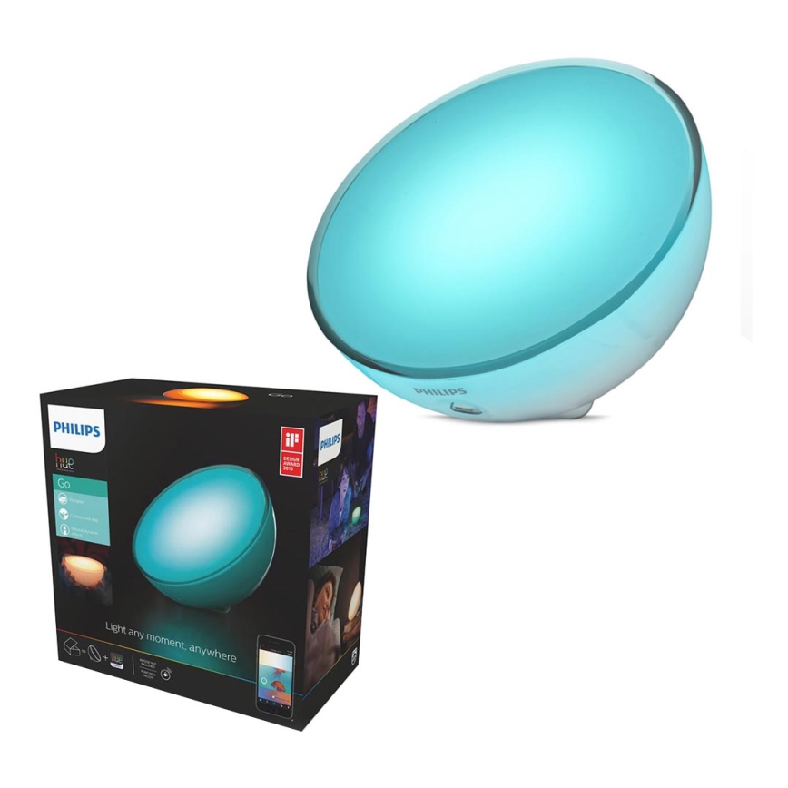 Philips - Настольная лампа с регулированием яркости Hue GO 1xLED/6W/RGB