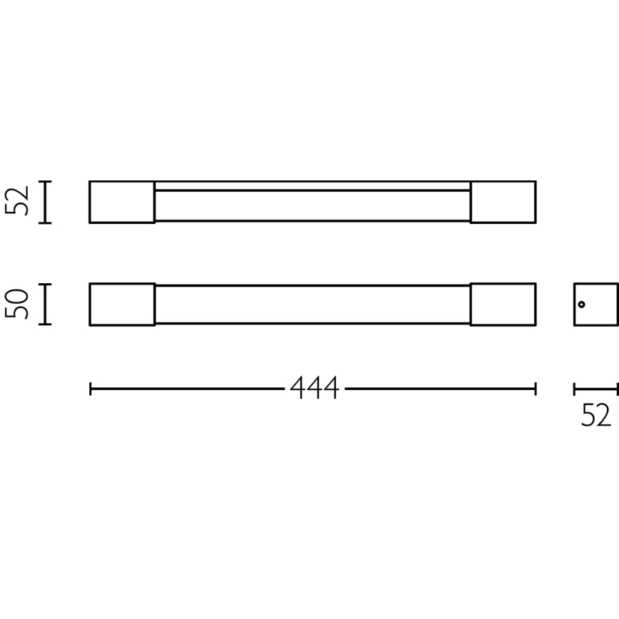 Philips - Підсвітка для дзеркала у ванній ROVER LED/5W/230V IP44 чорний