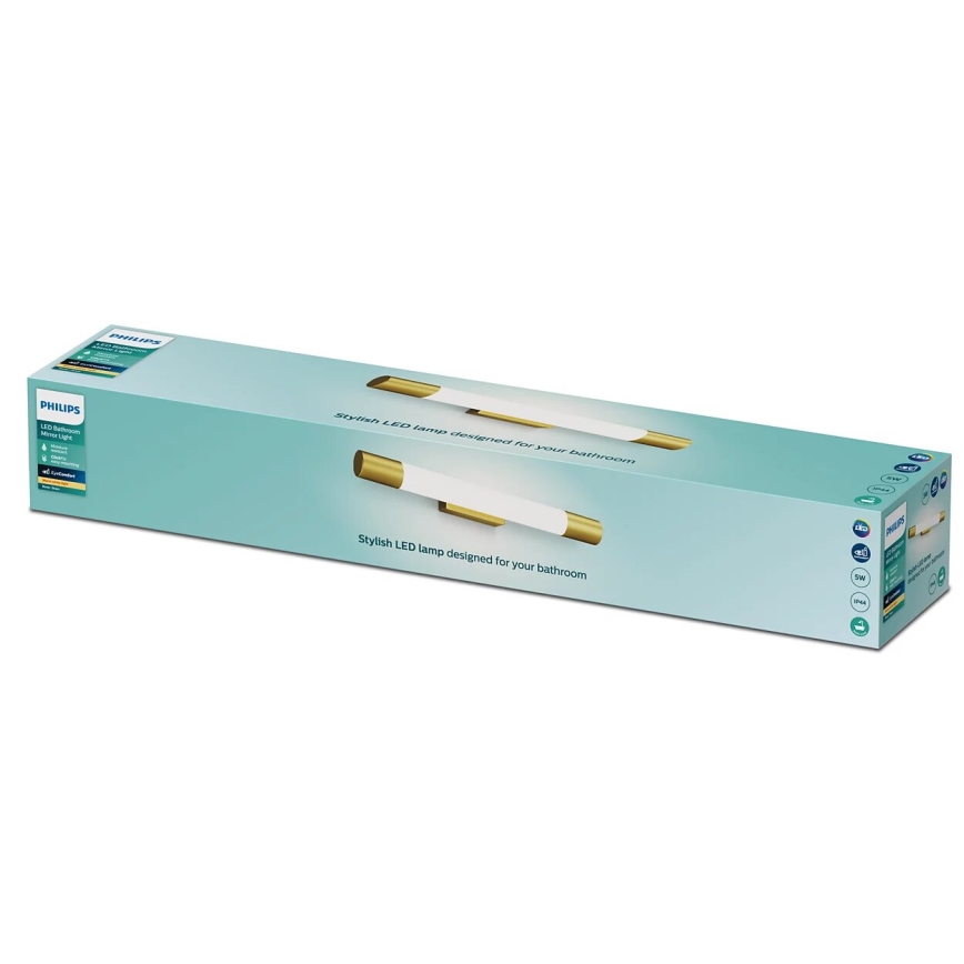 Philips - Підсвітка для дзеркала у ванній ROVER LED/5W/230V IP44 латунь