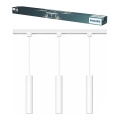 Philips - Підвісна люстра на тросі в шинній системі EASYLINK, 3xGU10/7W/230V, 157 см, біла