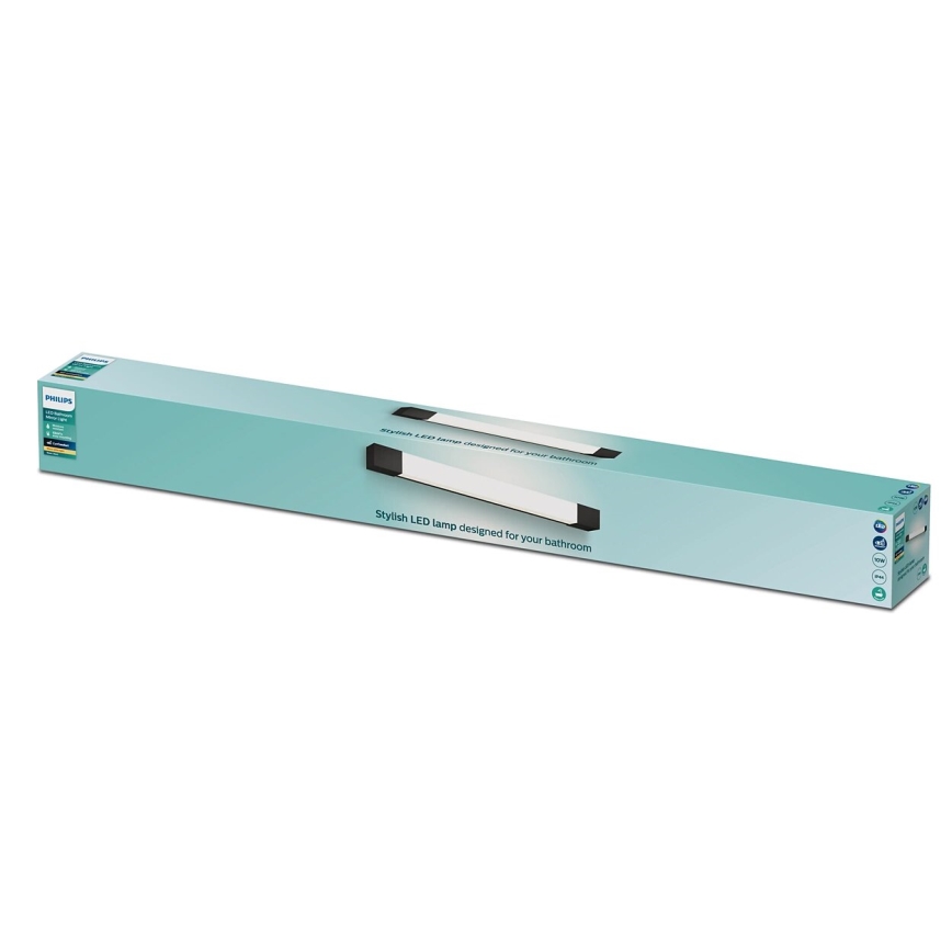 Philips - Подсветка для зеркала в ванной комнате ROVER LED/10W/230V IP44 черный