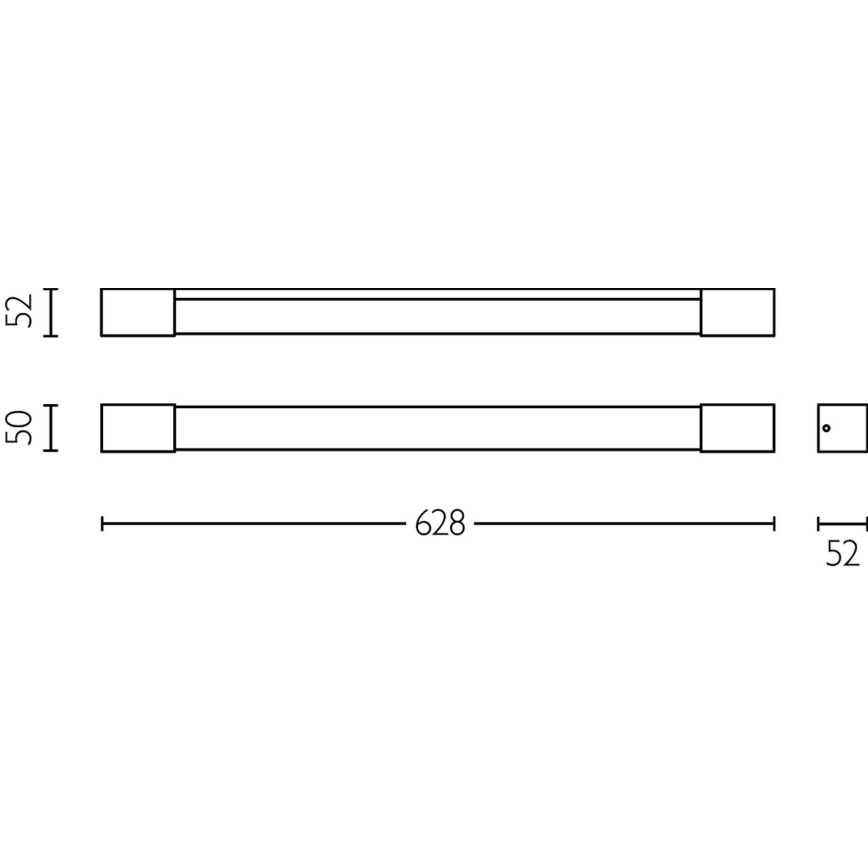 Philips - Подсветка для зеркала в ванной комнате ROVER LED/10W/230V IP44 черный