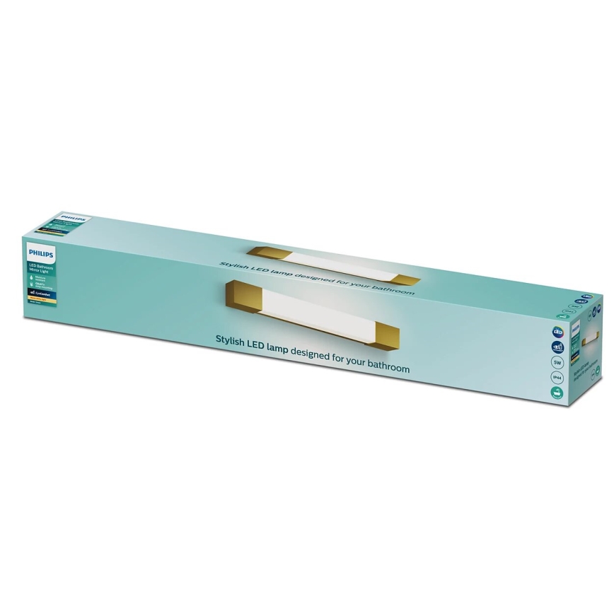 Philips - Подсветка для зеркала в ванной комнате ROVER LED/5W/230V IP44 латунь