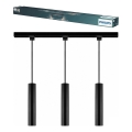 Philips - Подвесная люстра на тросе для шинной системы EASYLINK, 3xGU10/7W/230V, 1 м, чёрная