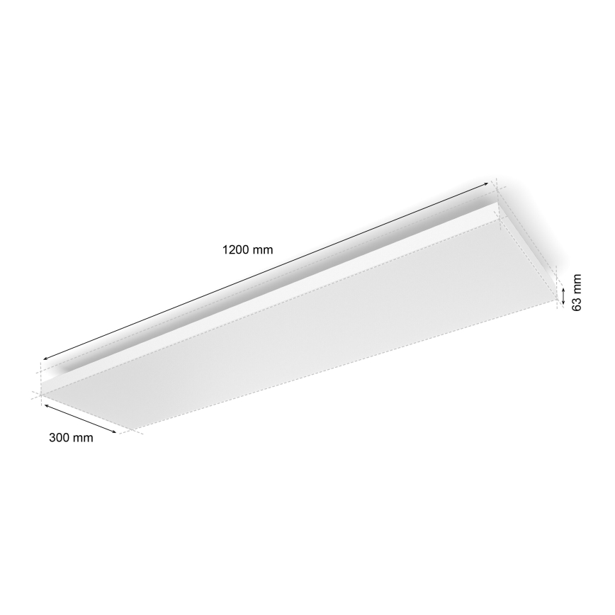 Philips - Потолочный RGBW-светильник с регулированием яркости Hue DATURA LED/67W/230V 2000-6500K