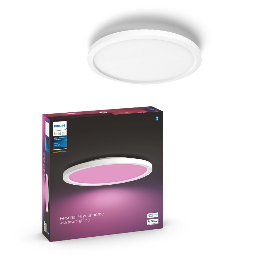 Philips - Потолочный RGBW-светильник с регулированием яркости Hue SURIMU LED/40W/230V