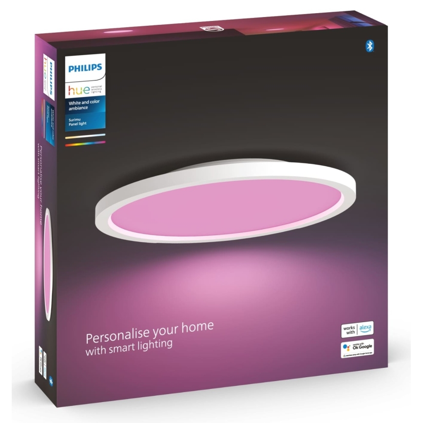 Philips - Потолочный RGBW-светильник с регулированием яркости Hue SURIMU LED/40W/230V