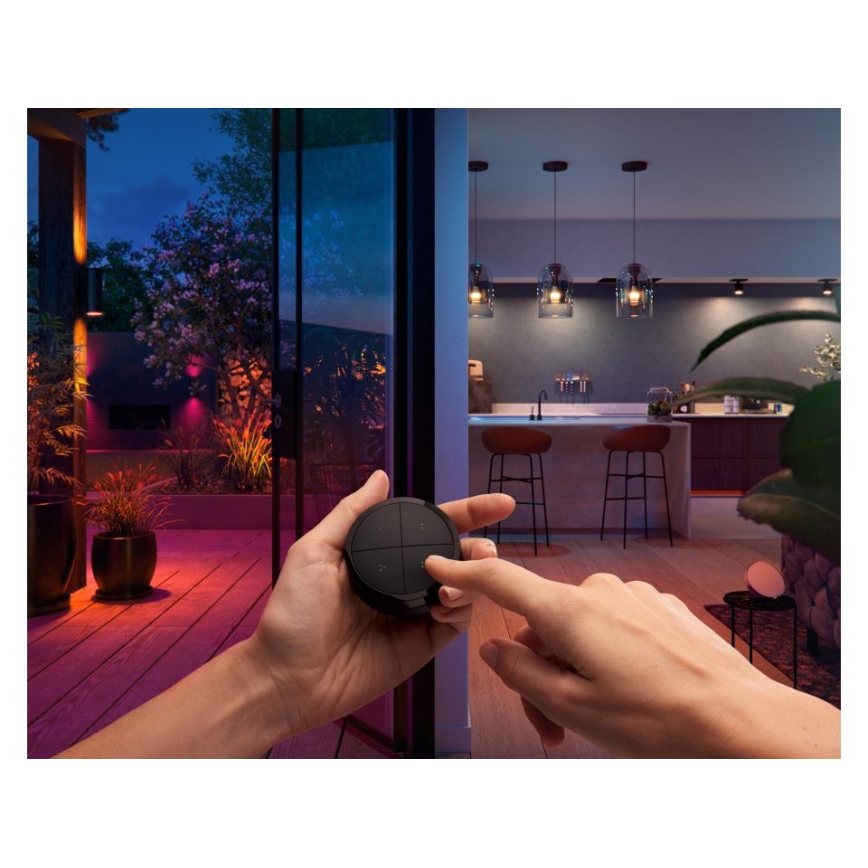 Philips - пульт ДК з перемикачем Hue TAP 1xCR2032 чорний