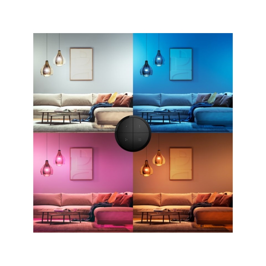 Philips - пульт ДК з перемикачем Hue TAP 1xCR2032 чорний