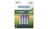 Philips R03B4A70/10 - Аккумуляторные батарейки AAA MULTILIFE NiMH/1,2V/700 мАч 4 шт.