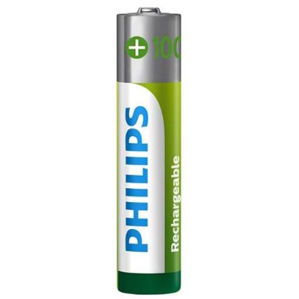 Philips R03B4RTU10/10 - 4 шт. Аккумуляторные батареи AAA NiMH/1,2В/1000 мАч