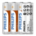 Philips R03L4F/10 - 4 шт. Цинк-хлоридні батарейки AAA LONGLIFE 1,5В 450мАг