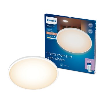Philips - Регульований LED стельовий світильник SUPERSLIM LED/32W/230V 2700-6500K Wi-Fi