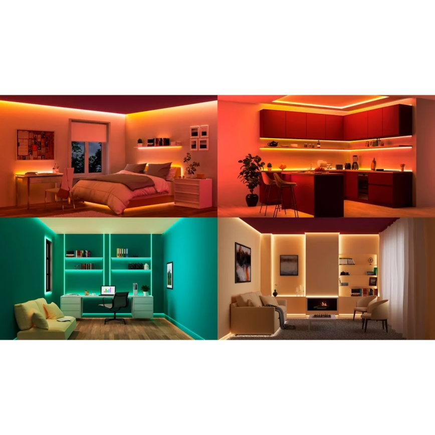 Philips - RGB светодиодная диммируемая лента SMART STRIP 5 м, 7 Вт, 230 В, 2200–6500 К, Wi‑Fi