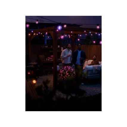 Philips - RGBW LED-гирлянда с диммированием для улицы Hue FESTAVIA 10xLED 7m IP65