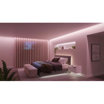 Philips - RGBW світлодіодна стрічка зі змінною яскравістю Hue WHITE AND COLOR AMBIANCE 10m LED/20W/230V 2000-6500K