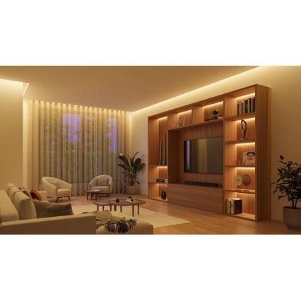 Philips - RGBW світлодіодна стрічка зі змінною яскравістю Hue WHITE AND COLOR AMBIANCE 10m LED/20W/230V 2000-6500K