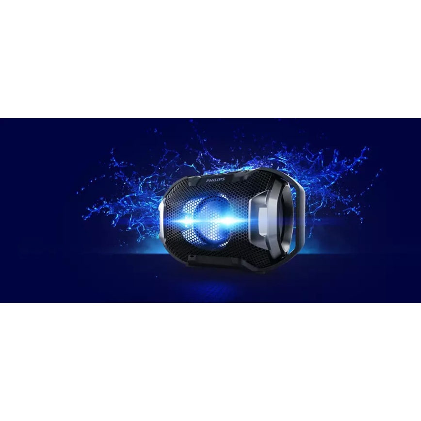 Philips SB300B/00 - Bluetooth Портативна колонка 4W/5V IPX7 чорний
