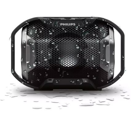Philips SB300B/00 - Bluetooth Портативна колонка 4W/5V IPX7 чорний