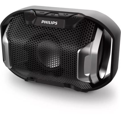 Philips SB300B/00 - Bluetooth Портативна колонка 4W/5V IPX7 чорний