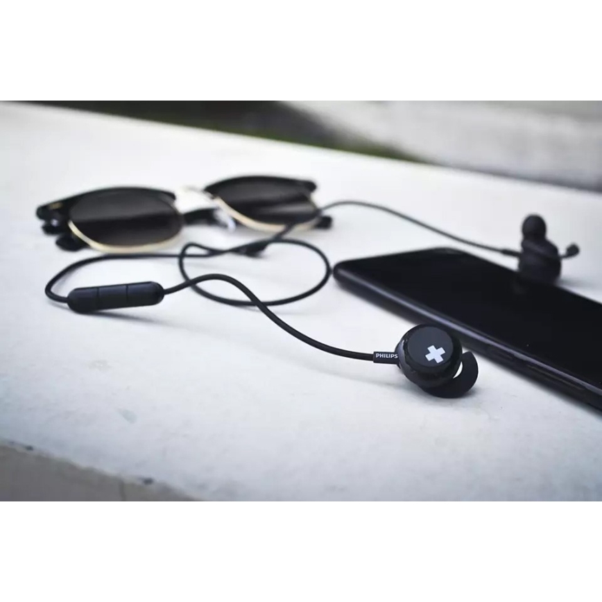 Philips SHB4305BK/00 - Bluetooth-наушники с микрофоном черный