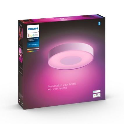 Philips -Стельовий LED RGB світильник з регулюванням яскравості Hue INFUSE LED/33,5W/230V 2000-6500K ⌀ 381 мм білий