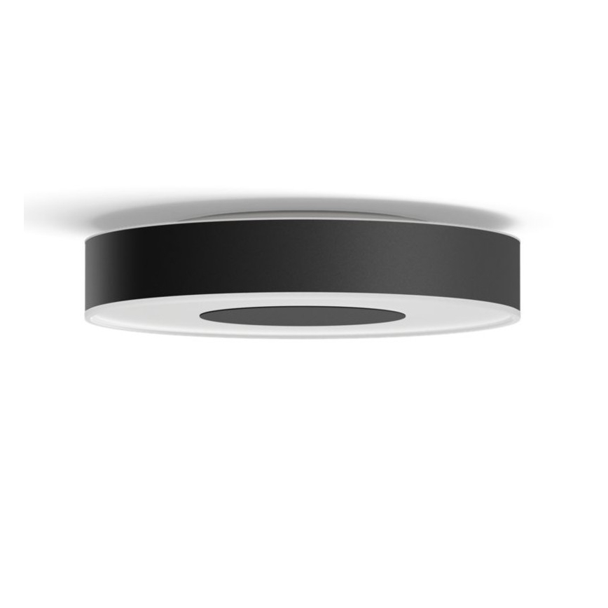 Philips - Стельовий LED RGB світильник з регулюванням яскравості Hue INFUSE LED/33,5W/230V 2000-6500K  ⌀ 381 мм чорний