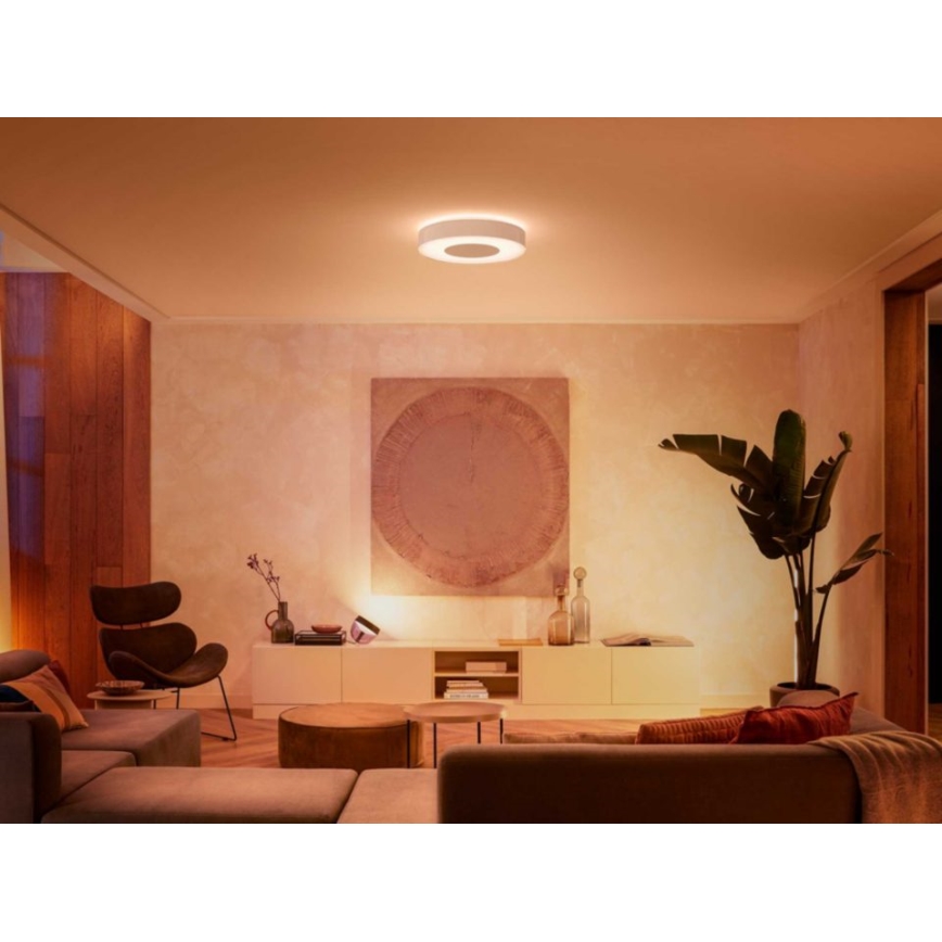 Philips - Стельовий LED RGB світильник з регулюванням яскравості Hue INFUSE LED/52,5W/230V 2000-6500K ⌀ 425 мм білий