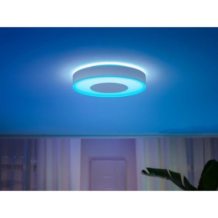 Philips - Стельовий LED RGB світильник з регулюванням яскравості Hue INFUSE LED/52,5W/230V 2000-6500K ⌀ 425 мм білий