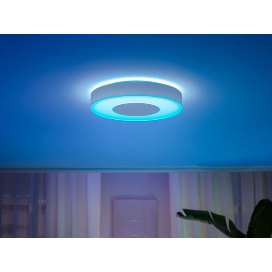 Philips - Стельовий LED RGB світильник з регулюванням яскравості Hue INFUSE LED/52,5W/230V 2000-6500K ⌀ 425 мм білий