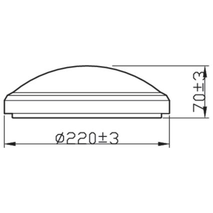 Philips - Стельовий LED світильник для ванної DORIS LED/6W/230V 4000K IP54