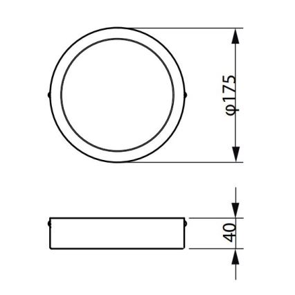 Philips - Стельовий LED світильник LEDINAIRE LED/10,5W/230V 3000K IP40
