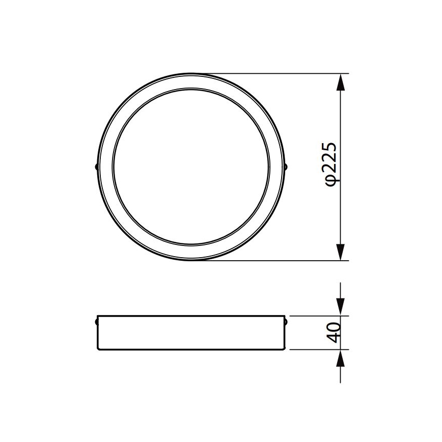 Philips - Стельовий LED світильник LEDINAIRE LED/19,5W/230V 3000K IP40