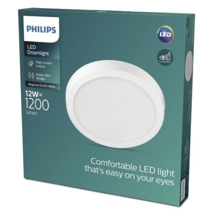 Philips - Стельовий LED світильник LED/12W/230V 2700K білий