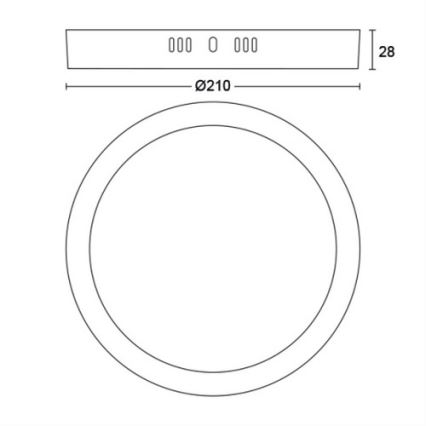 Philips - Стельовий LED світильник LED/12W/230V 2700K білий