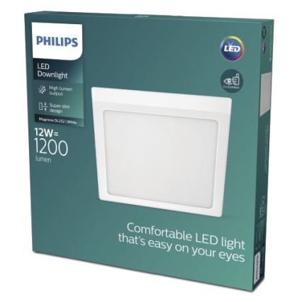 Philips - Стельовий LED світильник LED/12W/230V 2700K білий