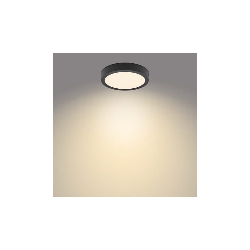 Philips - Стельовий LED світильник LED/12W/230V 2700K чорний