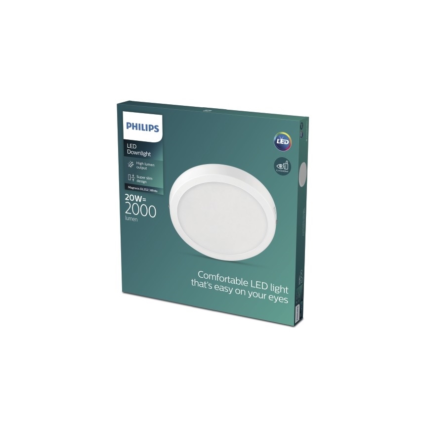 Philips - Стельовий LED світильник LED/20W/230V 2700K білий