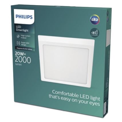 Philips - Стельовий LED світильник LED/20W/230V 2700K білий
