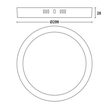 Philips - Стельовий LED світильник LED/20W/230V 2700K чорний