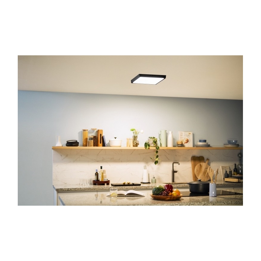 Philips - Стельовий LED світильник LED/20W/230V 2700K чорний