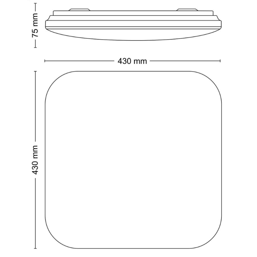 Philips - Стельовий LED світильник LED/24W/230V 4000K